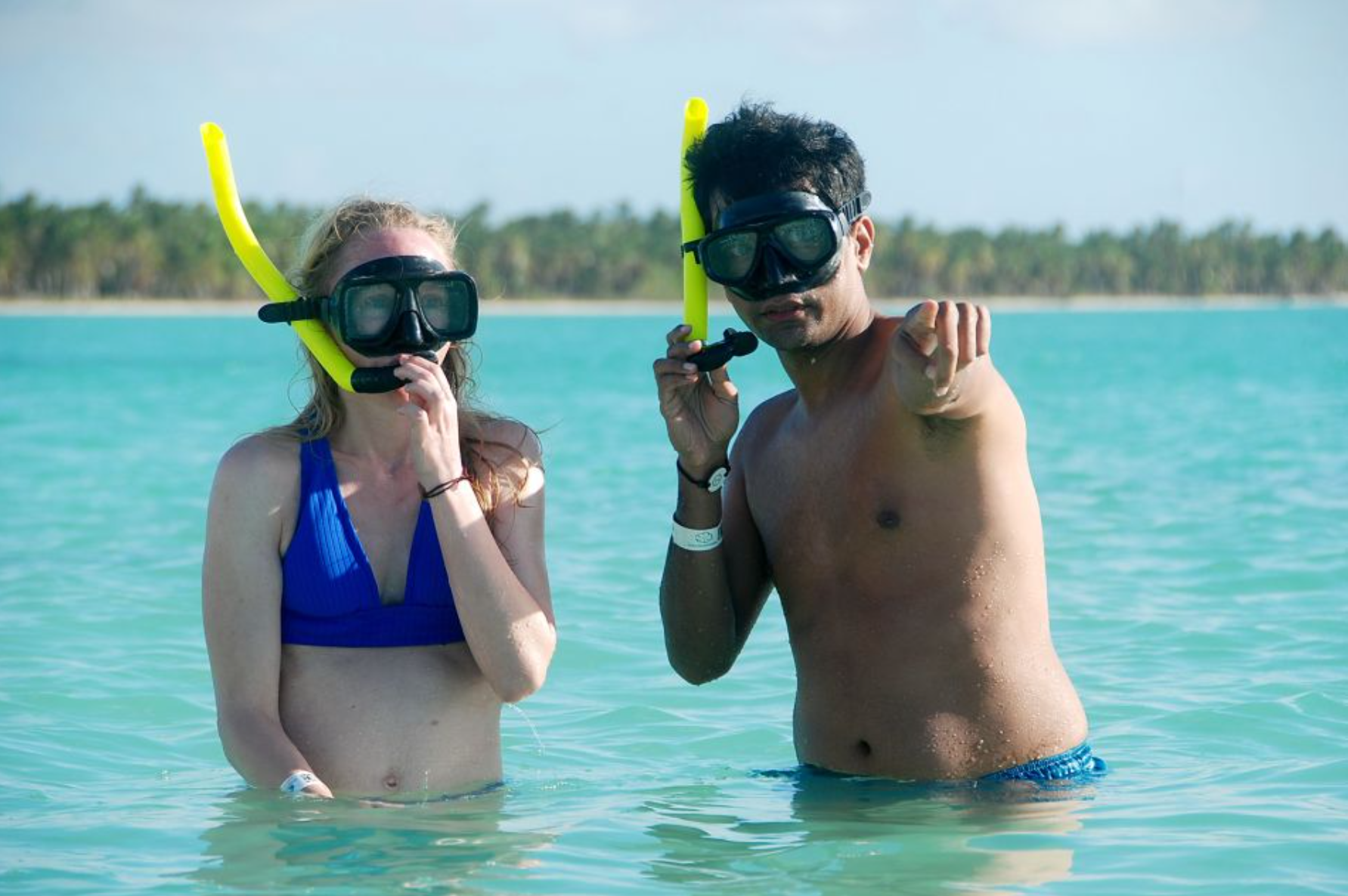 From Punta Cana Saona and Mano Juan Day Trip by Catamaran